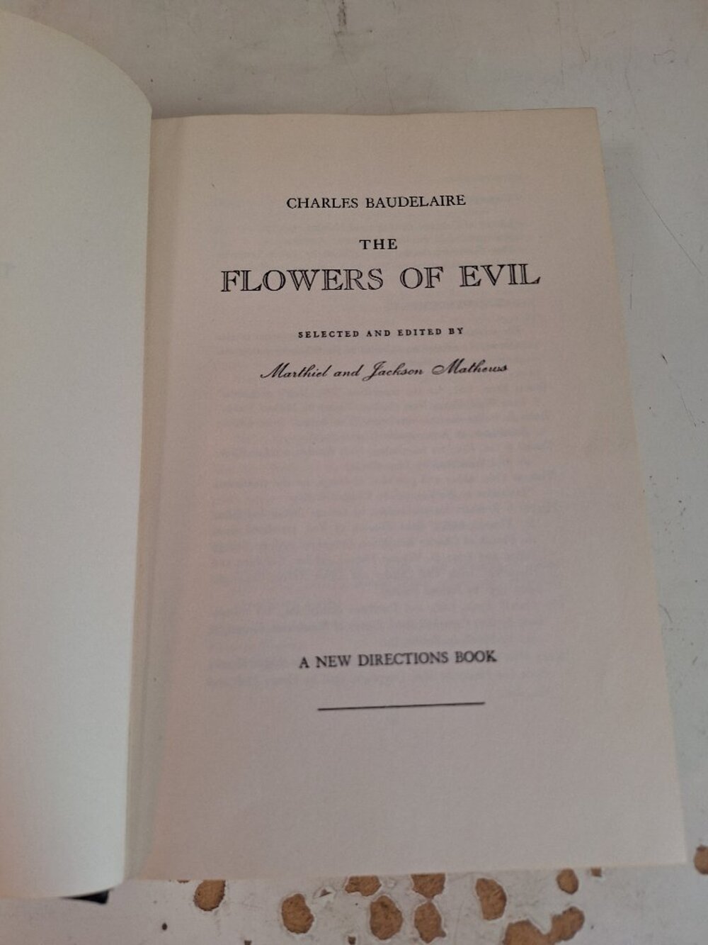 The Flowers of Evil